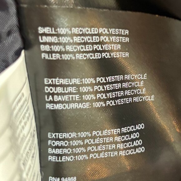 Bernardo Hooded Raincoat with Removable Hooded Bib Navy Blue Size XS New - Picture 14 of 15